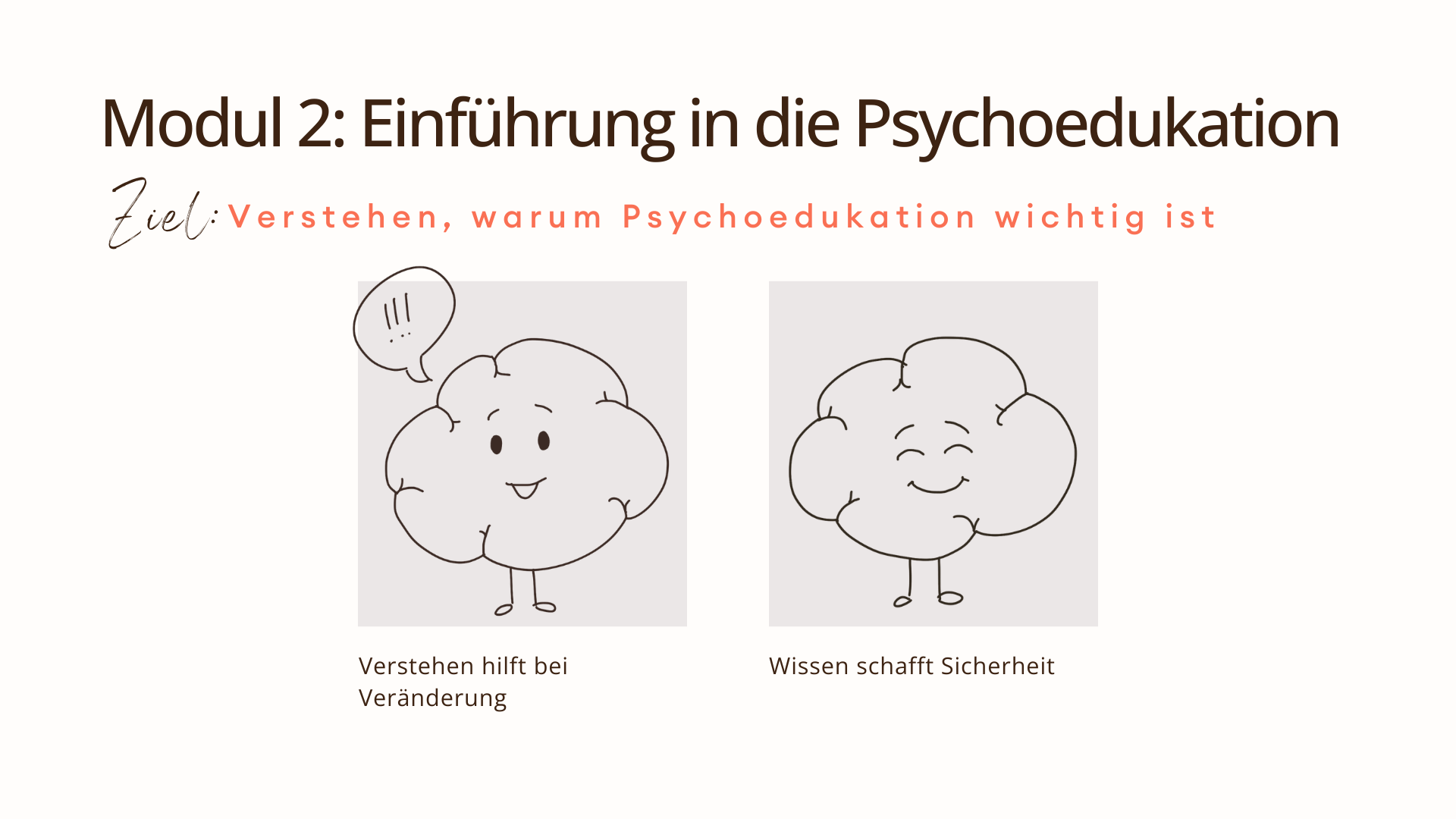 Kurslektion: Einführung in die Psychoedukation